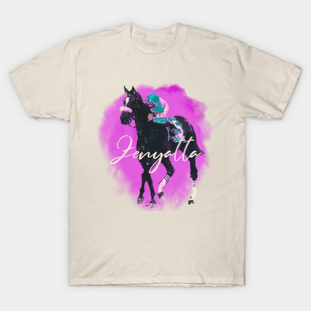 Zenyatta -Famous Racehorse T-Shirt by Ginny Luttrell